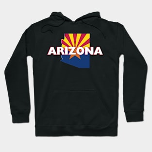 Arizona Colored State Hoodie